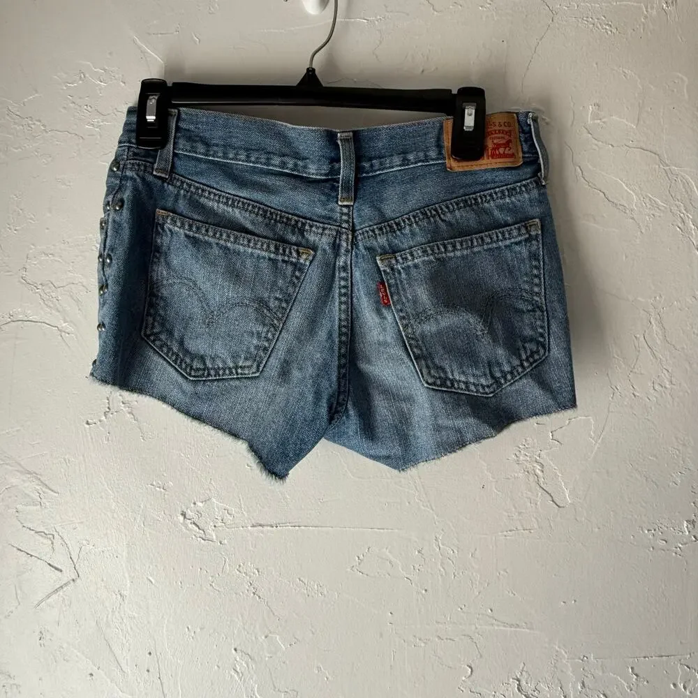 Silver W 30 L 3 Avery Shorts Silver Jeans Short‎ Cut Off